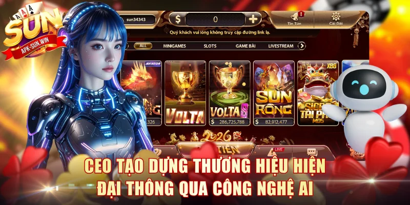 CEO tạo dựng thương hiệu hiện đại thông qua công nghệ AI