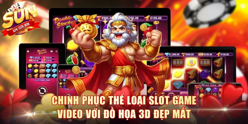 Chinh phục thể loại Slot game video với đồ họa 3D đẹp mắt
