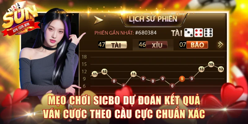Mẹo chơi Sicbo dự đoán kết quả ván cược theo cầu cực chuẩn xác