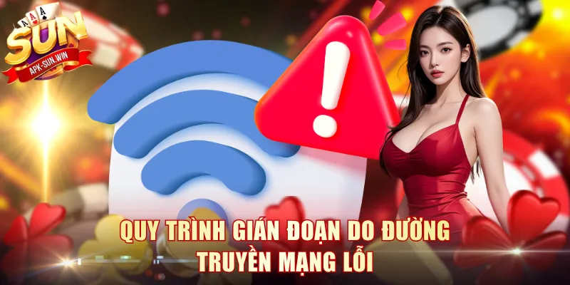 Quy trình gián đoạn do đường truyền mạng lỗi