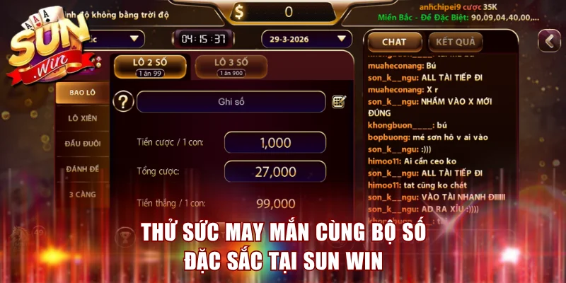 Sun Win - Nhà Cái Cá Cược - Sẵn Sàng Bùng Nổ Mọi Trải Nghiệm 12 Thử sức may mắn cùng bộ số đặc sắc tại Sun Win